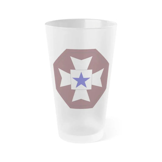 Medical Command Europe (U.S. Army) Frosted Pint Glass 16oz Default Title - Go Mug Yourself
