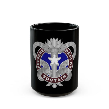 Medical Logistics Command (U.S. Army) Black Coffee Mug-15oz-Go Mug Yourself