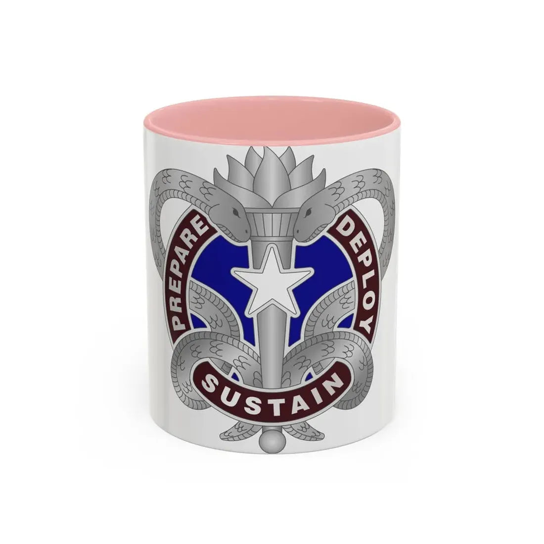 Medical Logistics Command (U.S. Army) Accent Coffee Mug 11oz Pink - Go Mug Yourself
