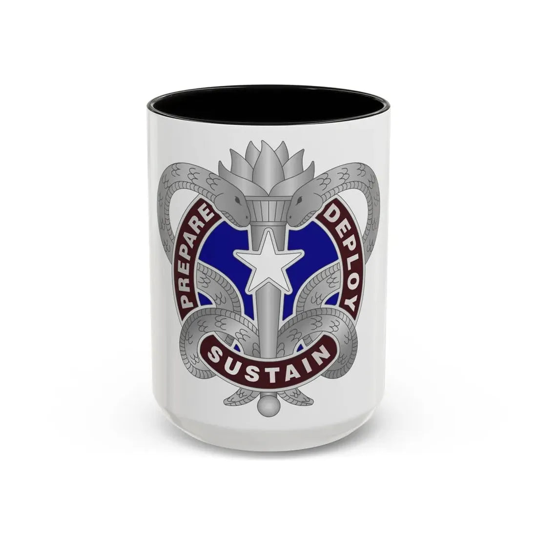 Medical Logistics Command (U.S. Army) Accent Coffee Mug 15oz Black - Go Mug Yourself