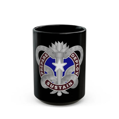 Medical Logistics Command (U.S. Army) Black Coffee Mug 15oz - Go Mug Yourself