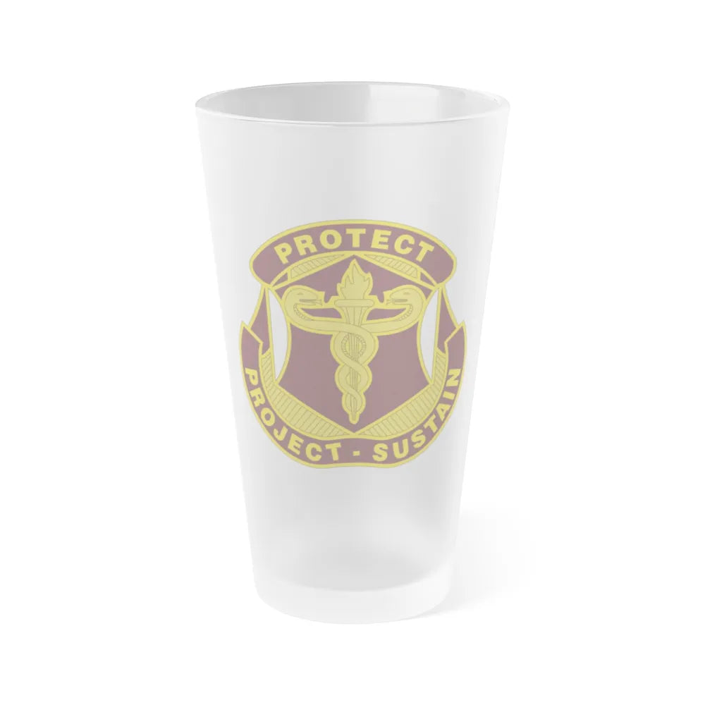 Medical Research and Development Command 2 (U.S. Army) Frosted Pint Glass 16oz-Go Mug Yourself