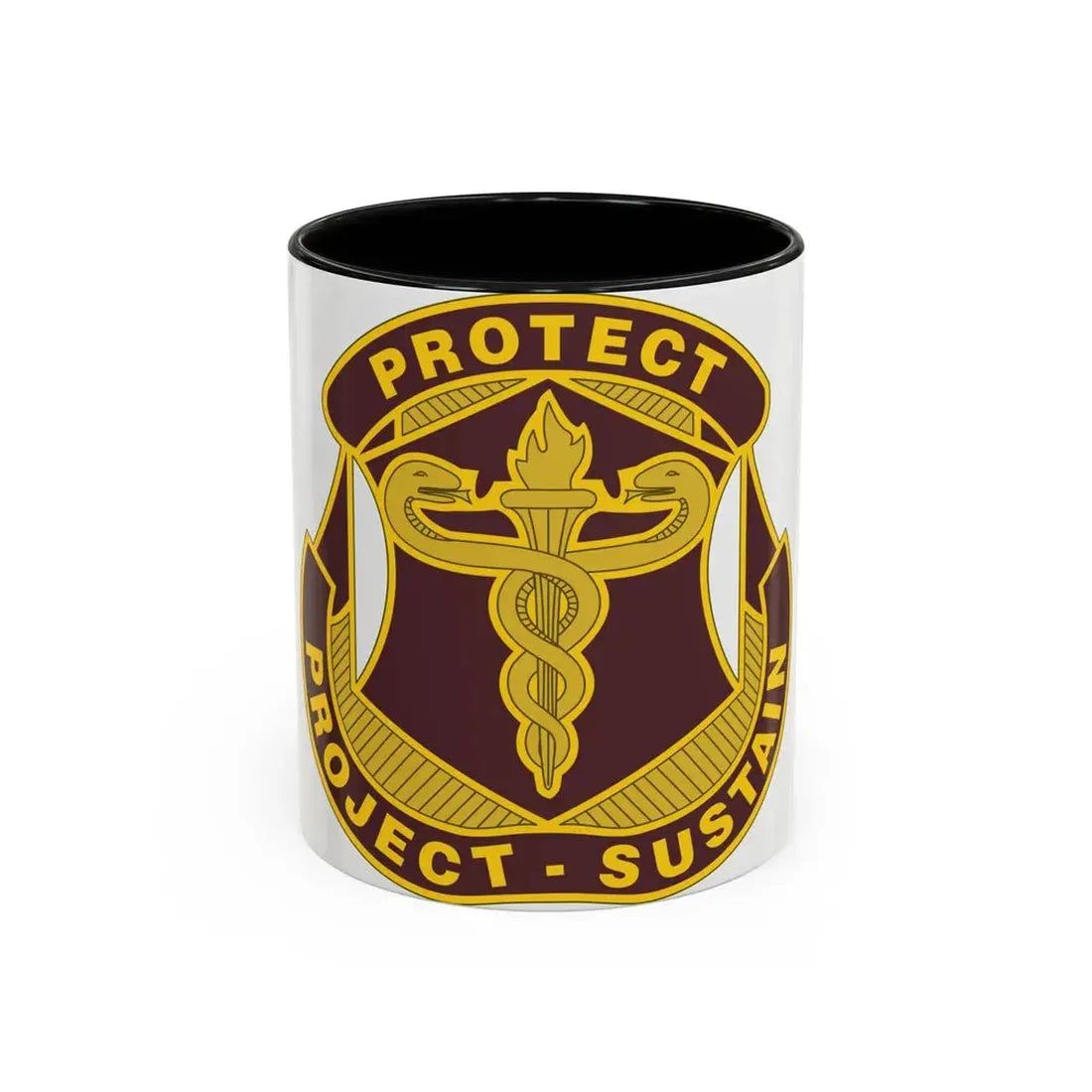 Medical Research and Development Command 2 (U.S. Army) Accent Coffee Mug 11oz Black - Go Mug Yourself
