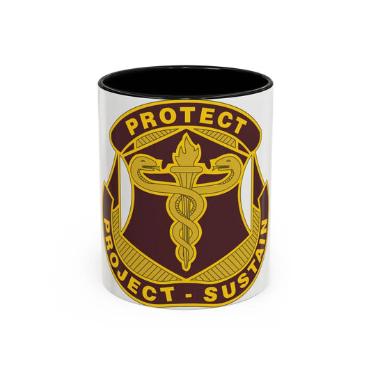 Medical Research and Development Command 2 (U.S. Army) Accent Coffee Mug 11oz Black - Go Mug Yourself