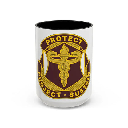 Medical Research and Development Command 2 (U.S. Army) Accent Coffee Mug 15oz Black - Go Mug Yourself