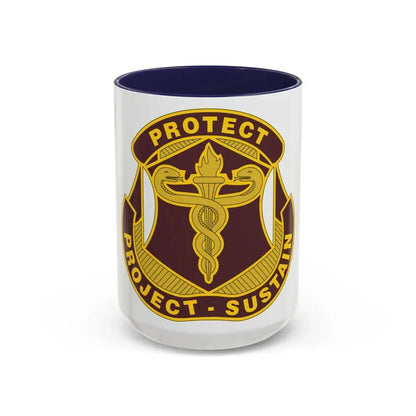 Medical Research and Development Command 2 (U.S. Army) Accent Coffee Mug 15oz Navy - Go Mug Yourself