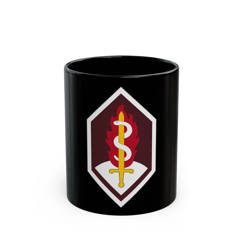 Medical Research and Development Command (U.S. Army) Black Coffee Mug-11oz-Go Mug Yourself