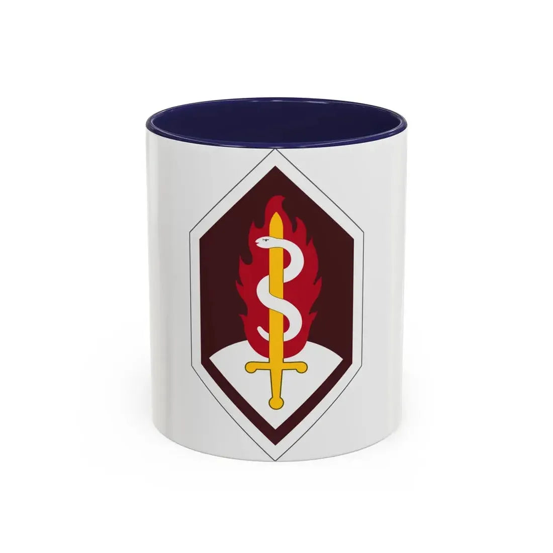 Medical Research and Development Command (U.S. Army) Accent Coffee Mug 11oz Navy - Go Mug Yourself