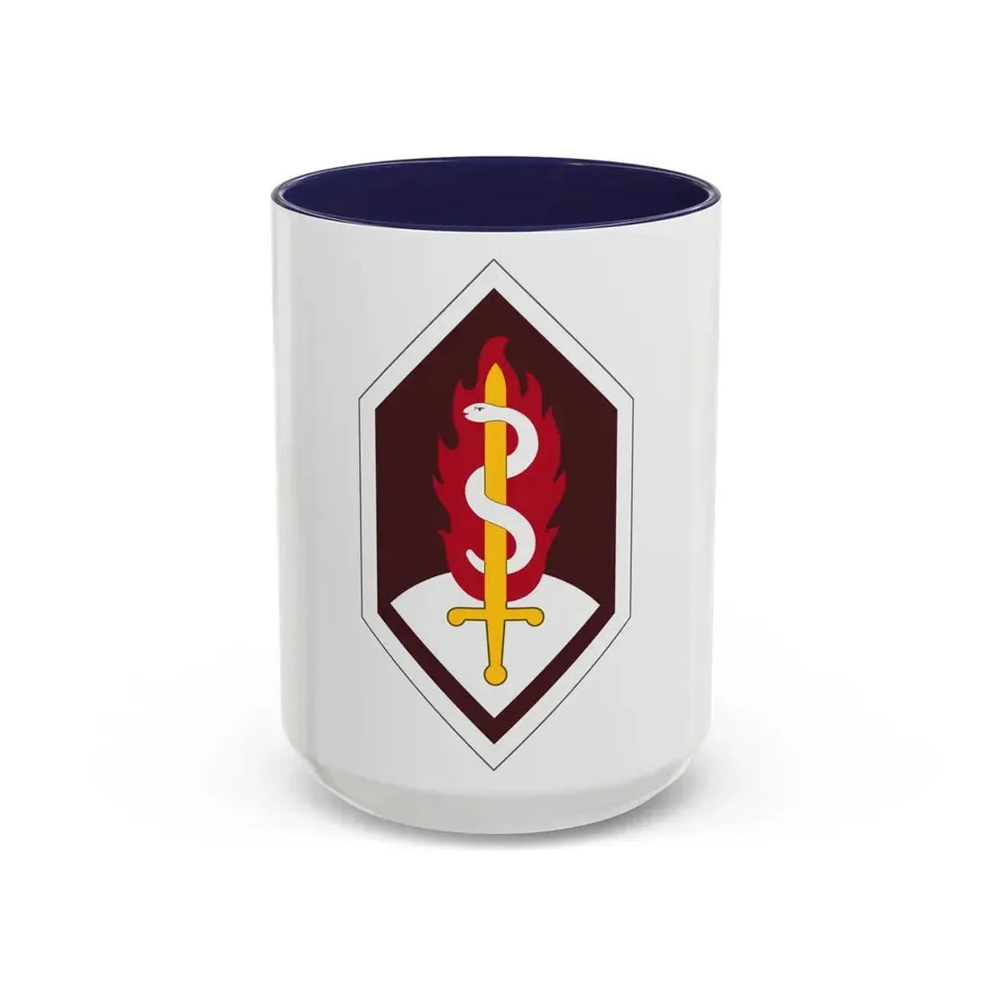Medical Research and Development Command (U.S. Army) Accent Coffee Mug 15oz Navy - Go Mug Yourself