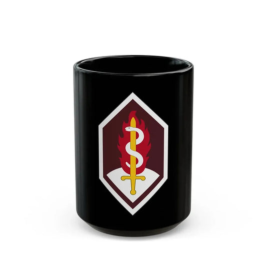 Medical Research and Development Command (U.S. Army) Black Coffee Mug 15oz - Go Mug Yourself