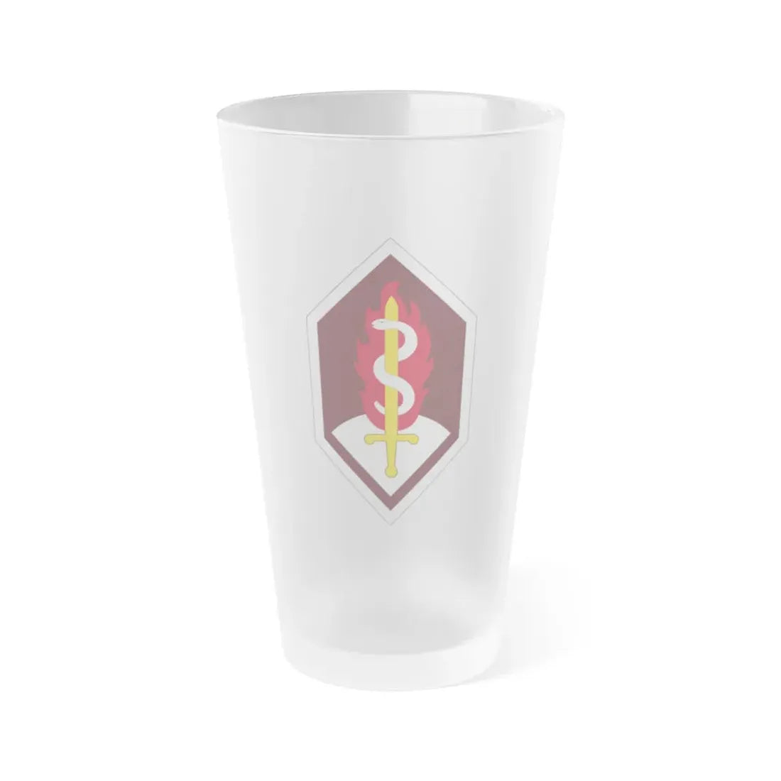 Medical Research and Development Command (U.S. Army) Frosted Pint Glass 16oz Default Title - Go Mug Yourself