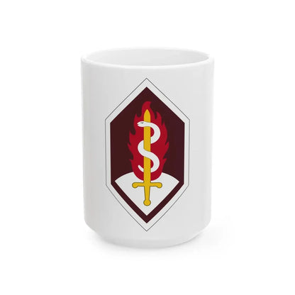 Medical Research and Development Command (U.S. Army) White Coffee Mug 15oz - Go Mug Yourself