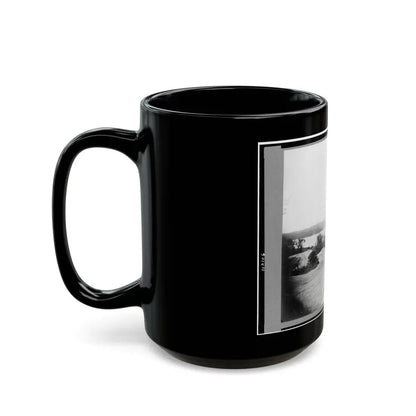 Medical Supply Boat  Planter  On Appomattox River, Virginia (U.S. Civil War) Black Coffee Mug - Go Mug Yourself