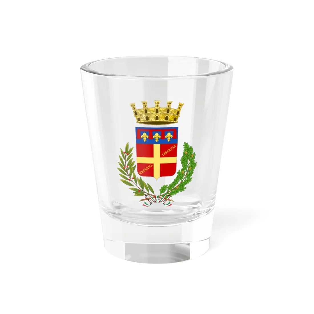 Medicina Italia-Stemma (Italy) (Coat of Arms) Shot Glass 1.5oz 1.5oz - Go Mug Yourself