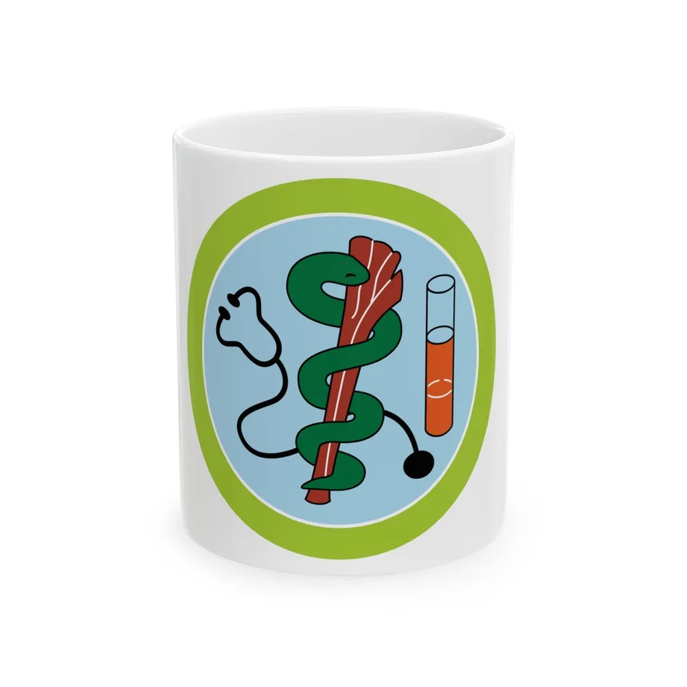 Medicine (Boy Scout Merit Badge) White Coffee Mug-11oz-Go Mug Yourself