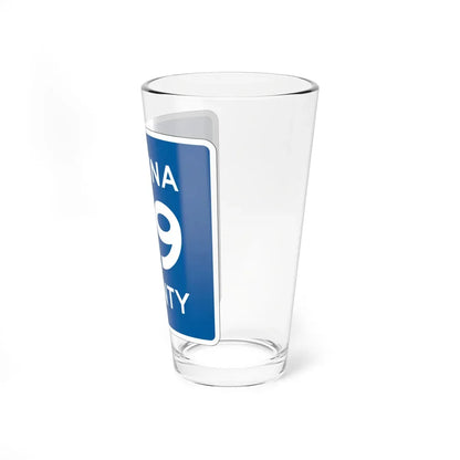 Medina County Route 119 OH (Ohio) (Road Sign) Pint Glass 16oz - Go Mug Yourself