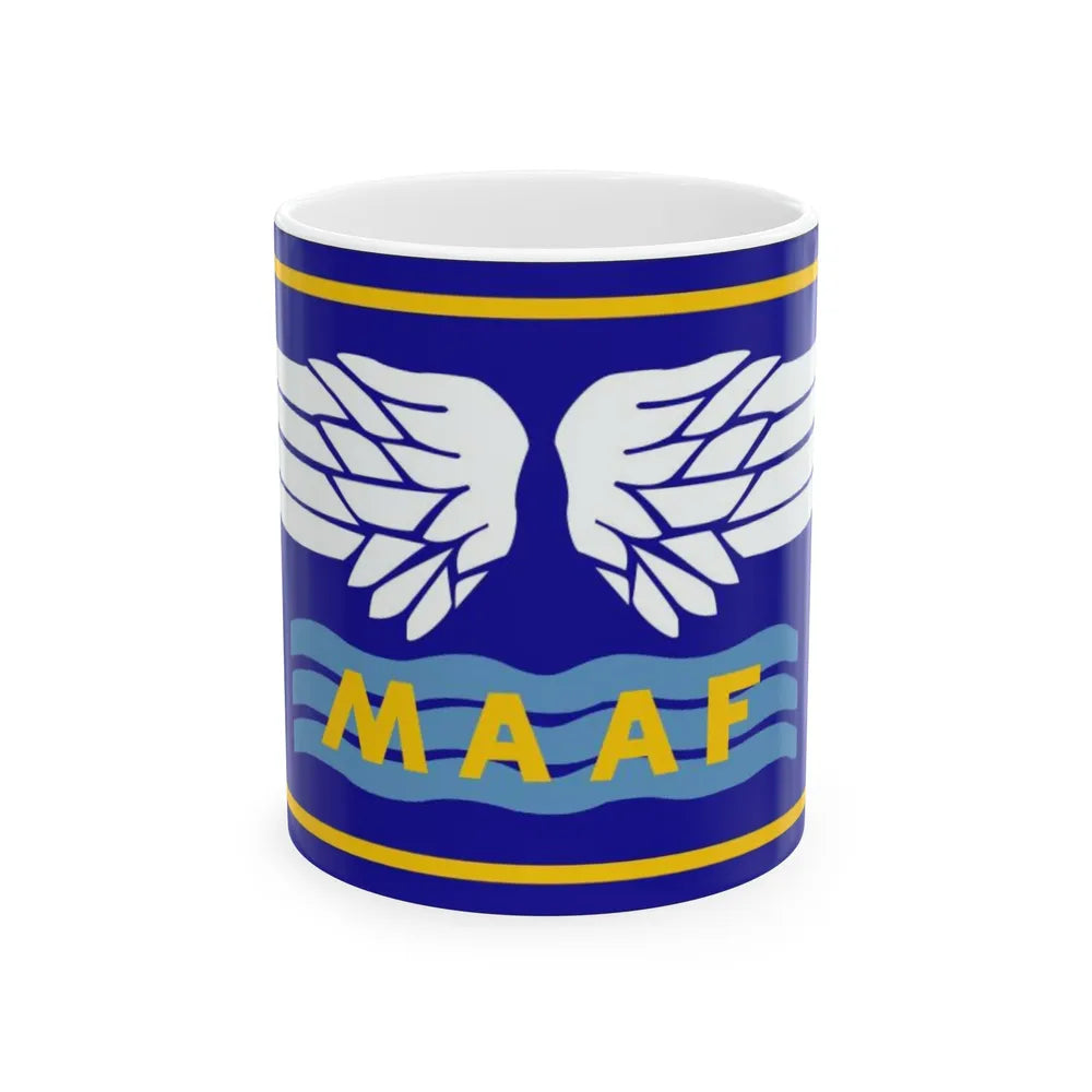 Mediterranean Allied Air Forces (U.S. Army) White Coffee Mug-11oz-Go Mug Yourself