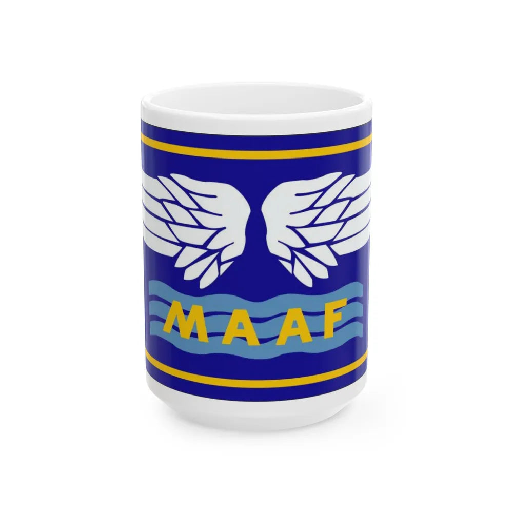 Mediterranean Allied Air Forces (U.S. Army) White Coffee Mug-15oz-Go Mug Yourself