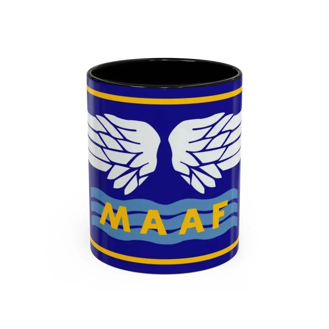 Mediterranean Allied Air Forces (U.S. Army) Accent Coffee Mug 11oz Black - Go Mug Yourself