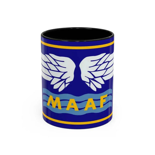 Mediterranean Allied Air Forces (U.S. Army) Accent Coffee Mug 11oz Black - Go Mug Yourself