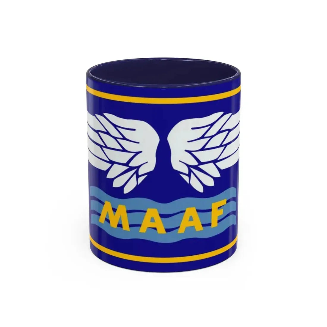 Mediterranean Allied Air Forces (U.S. Army) Accent Coffee Mug 11oz Navy - Go Mug Yourself