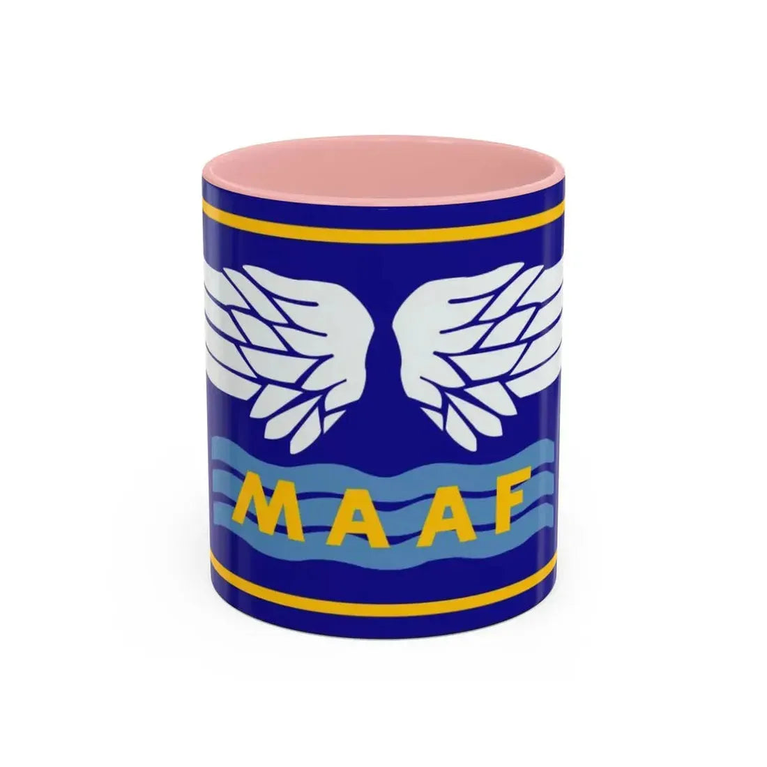 Mediterranean Allied Air Forces (U.S. Army) Accent Coffee Mug 11oz Pink - Go Mug Yourself