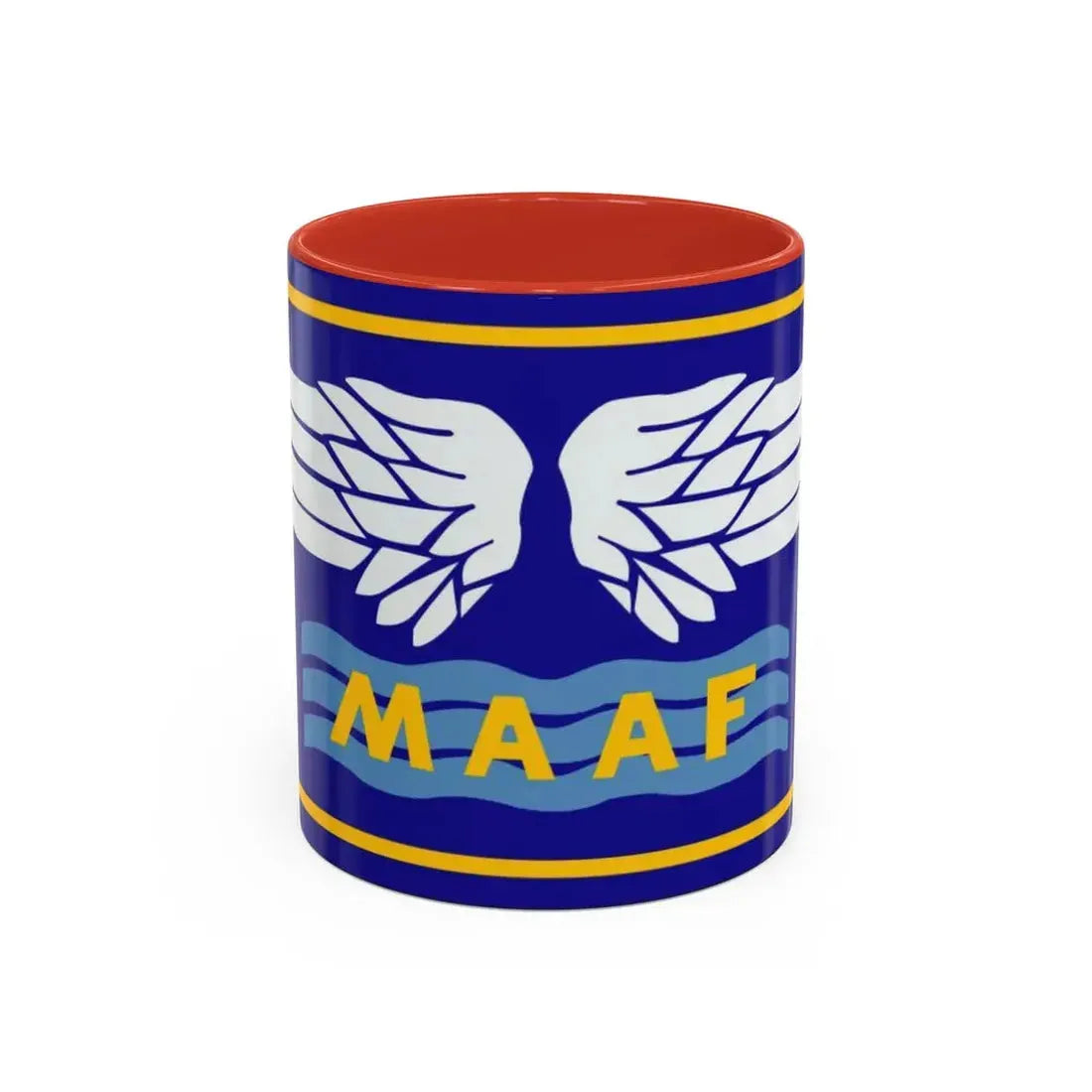 Mediterranean Allied Air Forces (U.S. Army) Accent Coffee Mug 11oz Red - Go Mug Yourself