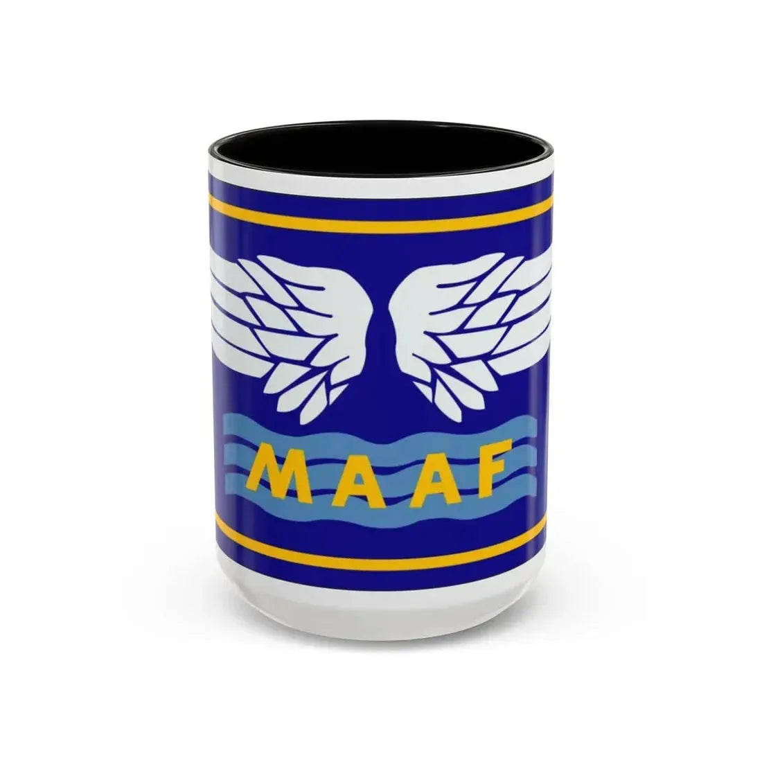 Mediterranean Allied Air Forces (U.S. Army) Accent Coffee Mug 15oz Black - Go Mug Yourself