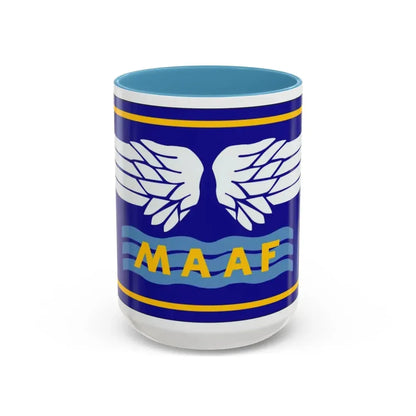 Mediterranean Allied Air Forces (U.S. Army) Accent Coffee Mug 15oz Light Blue - Go Mug Yourself