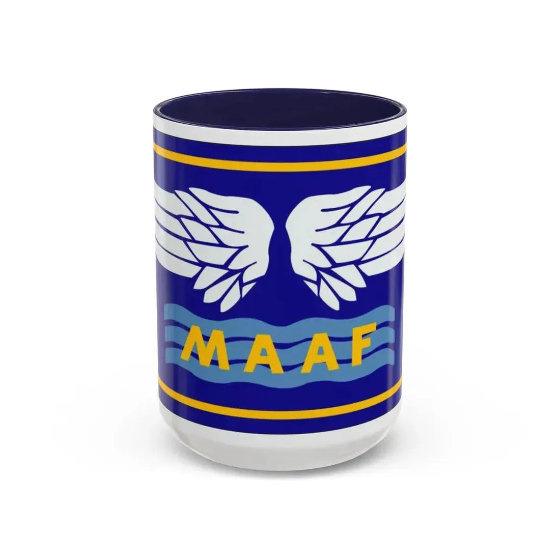 Mediterranean Allied Air Forces (U.S. Army) Accent Coffee Mug 15oz Navy - Go Mug Yourself
