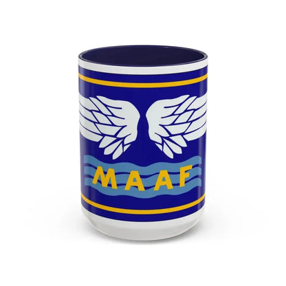 Mediterranean Allied Air Forces (U.S. Army) Accent Coffee Mug 15oz Navy - Go Mug Yourself