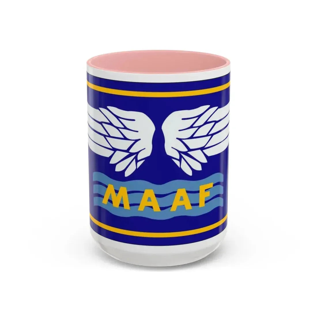 Mediterranean Allied Air Forces (U.S. Army) Accent Coffee Mug 15oz Pink - Go Mug Yourself