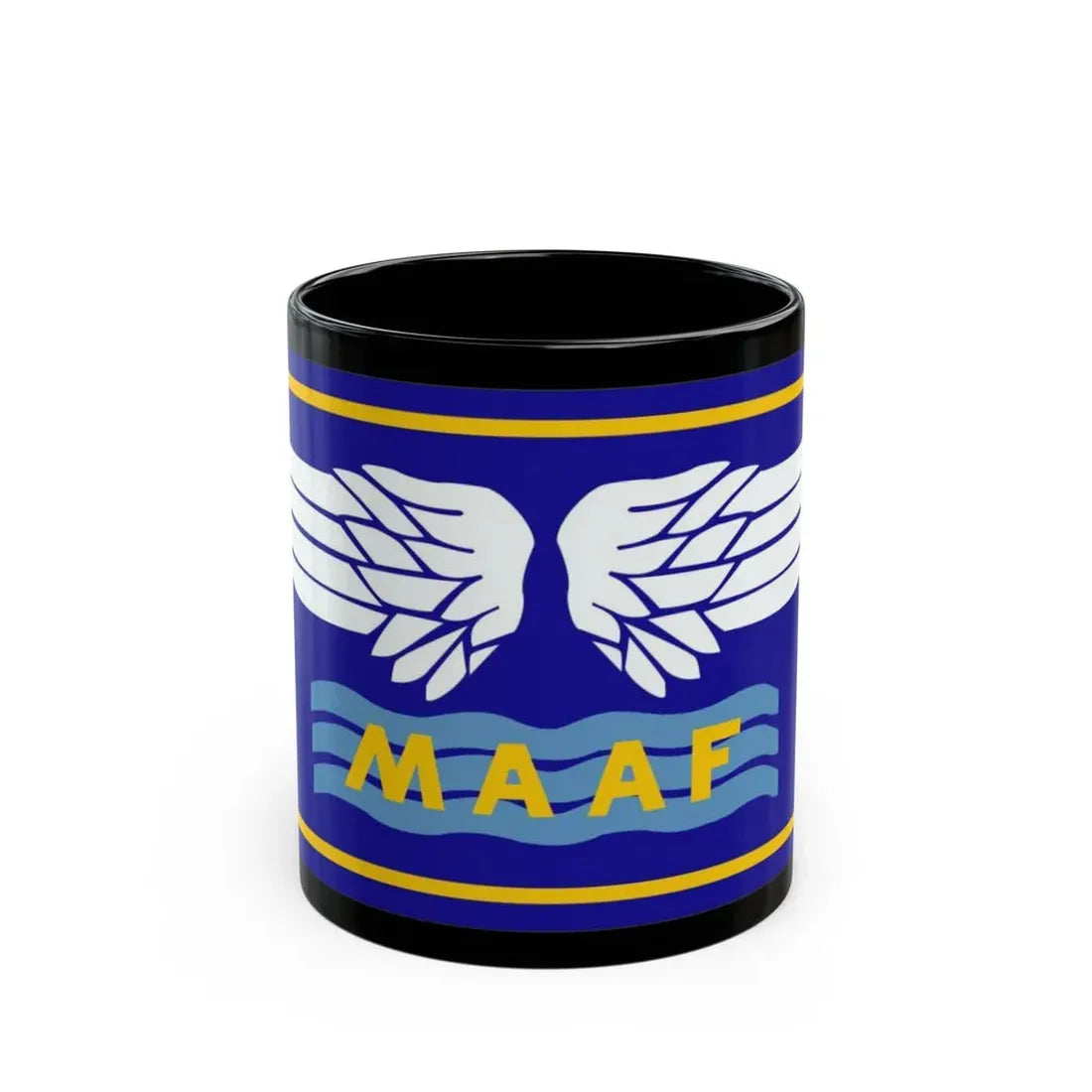 Mediterranean Allied Air Forces (U.S. Army) Black Coffee Mug 11oz - Go Mug Yourself