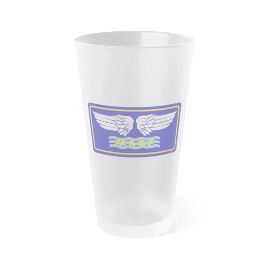 Mediterranean Allied Air Forces (U.S. Army) Frosted Pint Glass 16oz Default Title - Go Mug Yourself
