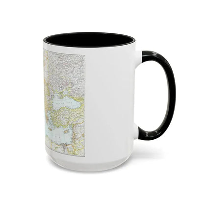 Mediterranean as of September 1 (1939) (Map) Accent Coffee Mug - Go Mug Yourself