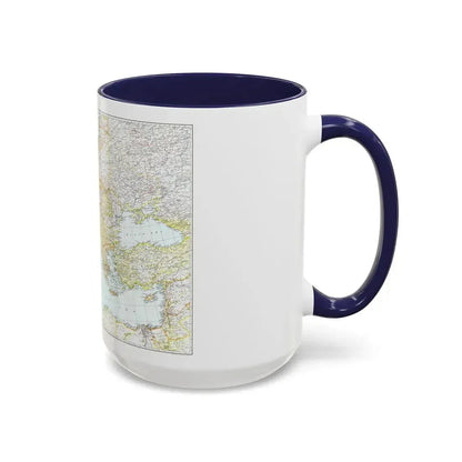 Mediterranean as of September 1 (1939) (Map) Accent Coffee Mug - Go Mug Yourself
