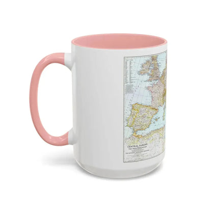 Mediterranean as of September 1 (1939) (Map) Accent Coffee Mug - Go Mug Yourself