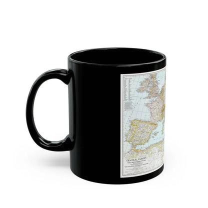 Mediterranean as of September 1 (1939) (Map) Black Coffee Mug - Go Mug Yourself