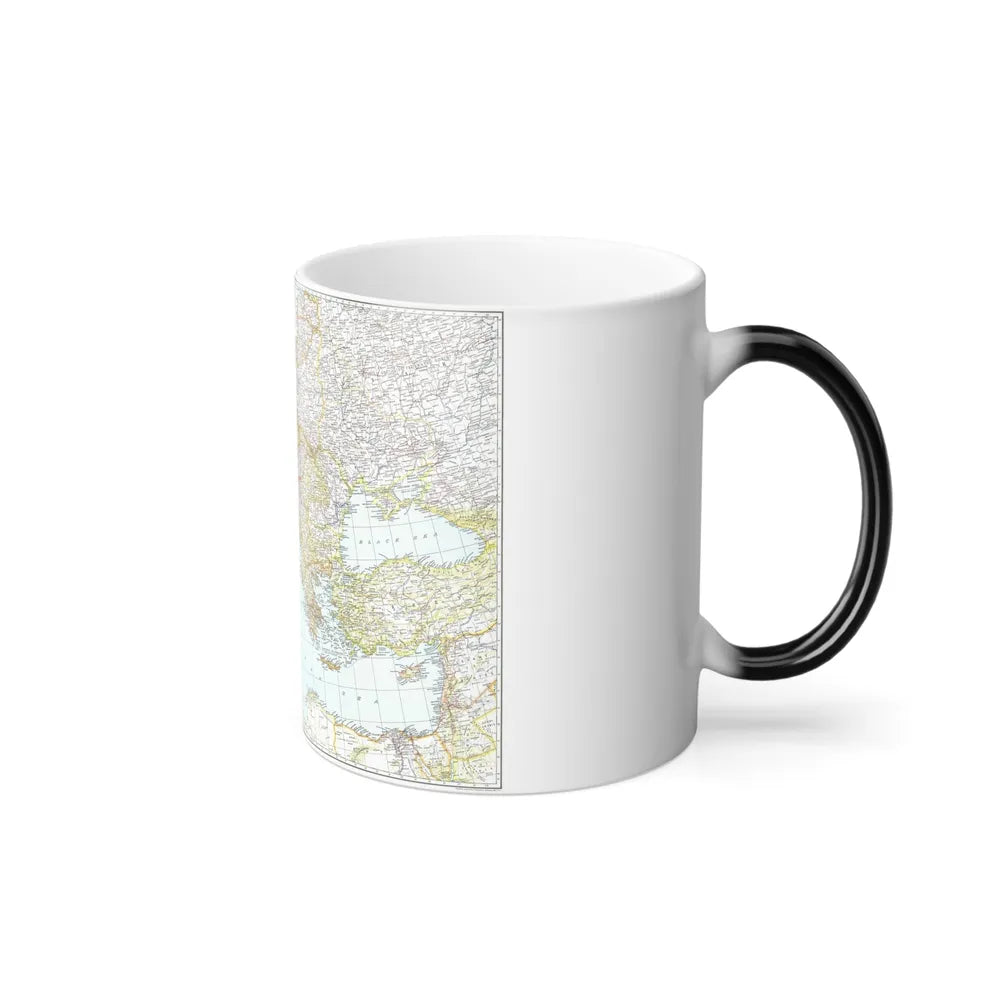 Mediterranean as of September 1 (1939) (Map) Color Changing Mug 11oz-Go Mug Yourself