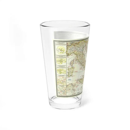 Mediterranean - Classical Lands (1949) (Map) Pint Glass 16oz - Go Mug Yourself