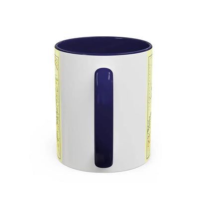 Mediterranean - Countries Bordering the (1912) (Map) Accent Coffee Mug - Go Mug Yourself