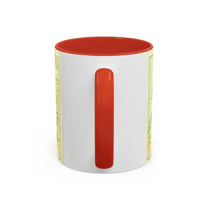 Mediterranean - Countries Bordering the (1912) (Map) Accent Coffee Mug - Go Mug Yourself