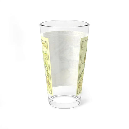Mediterranean - Countries Bordering the (1912) (Map) Pint Glass 16oz - Go Mug Yourself