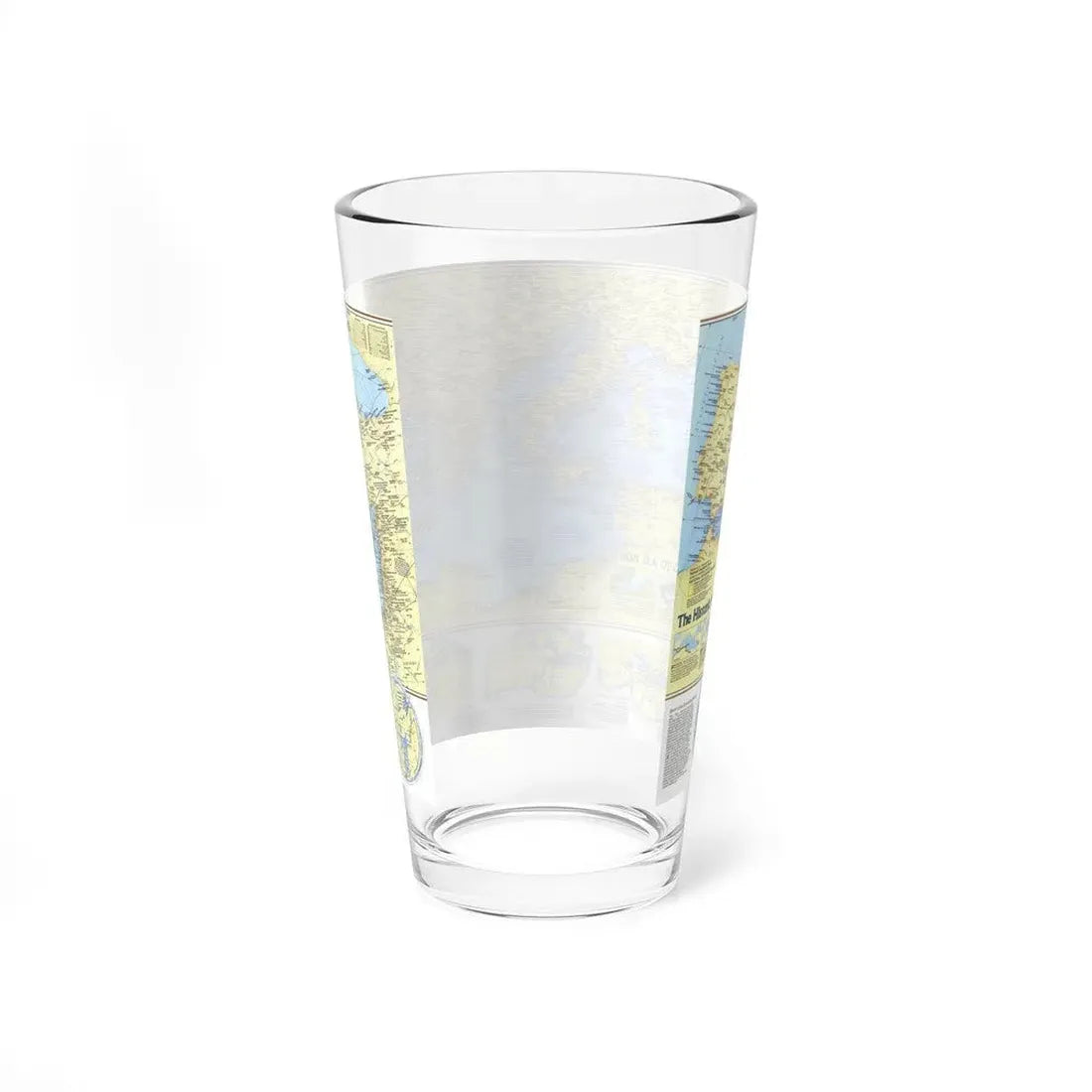 Mediterranean - Historic , 800 BC to AD 1500 (1982) (Map) Pint Glass 16oz - Go Mug Yourself
