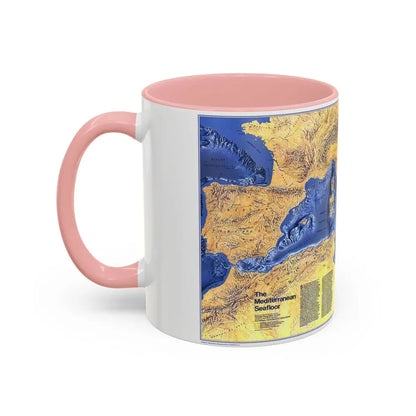 Mediterranean Seafloor (1982) (Map) Accent Coffee Mug - Go Mug Yourself