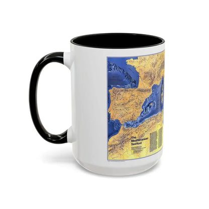 Mediterranean Seafloor (1982) (Map) Accent Coffee Mug - Go Mug Yourself