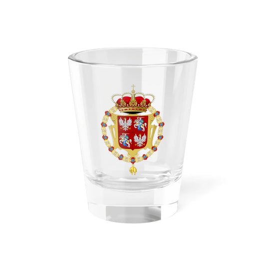 Medium coa of plc under jagiellon ver 2 (Lithuania) (Coat of Arms) Shot Glass 1.5oz 1.5oz - Go Mug Yourself