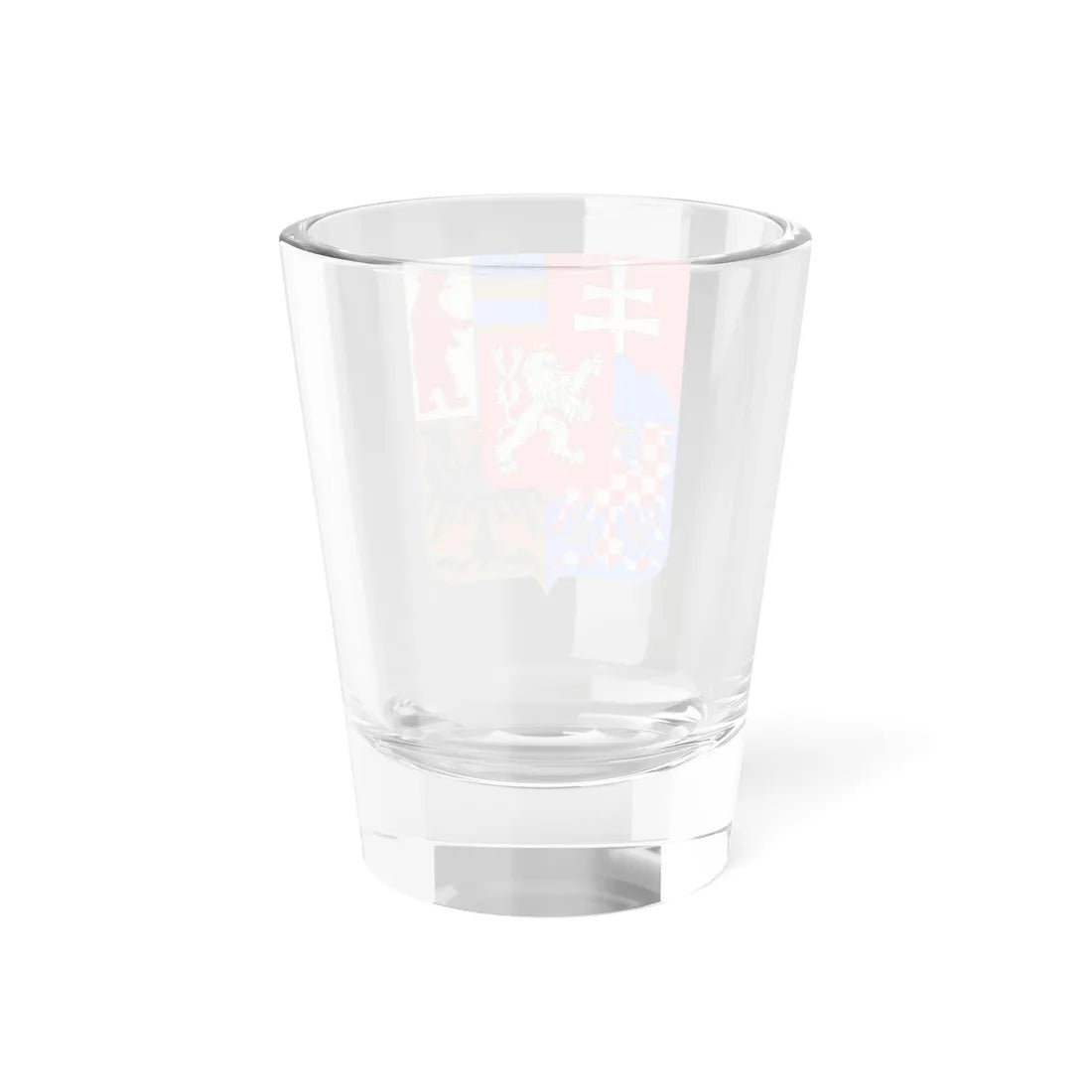 Medium coat of arms of Czechoslovakia 1918-1938 and 1945-1961 (Slovakia) (Coat of Arms) Shot Glass 1.5oz - Go Mug Yourself