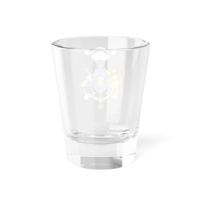 Medium Coat of Arms of the King of Rwanda Shield (Rwanda) (Coat of Arms) Shot Glass 1.5oz - Go Mug Yourself