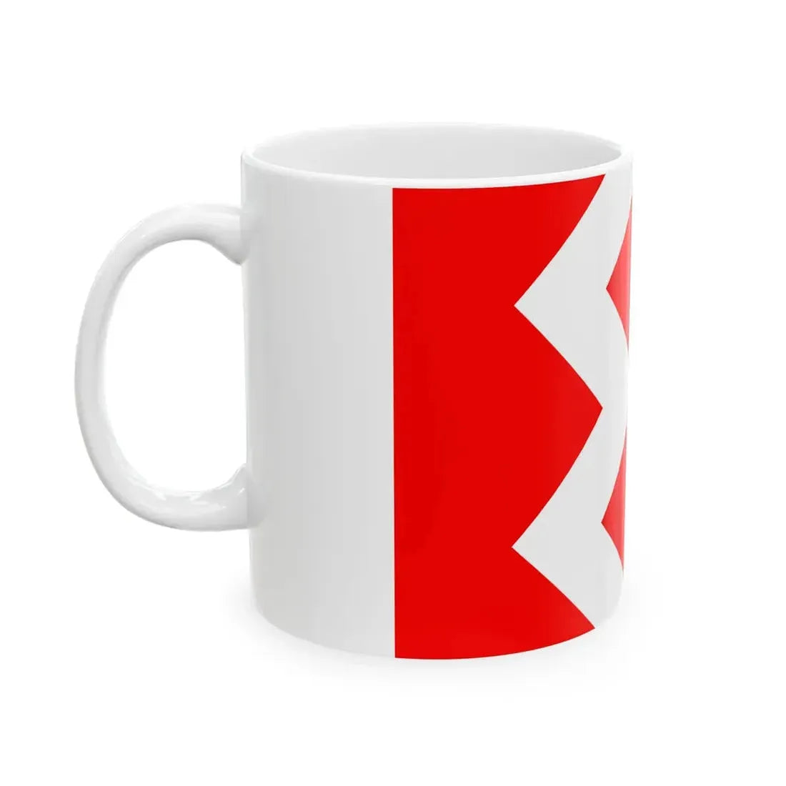 Medlov OL flag (Czech Republic) White Coffee Mug - Go Mug Yourself